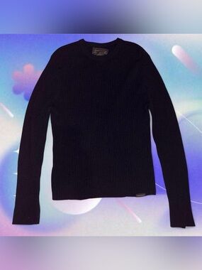vtg 90s lambswool sweater - abercrombie & fitch, 80% lambswool, sz xl